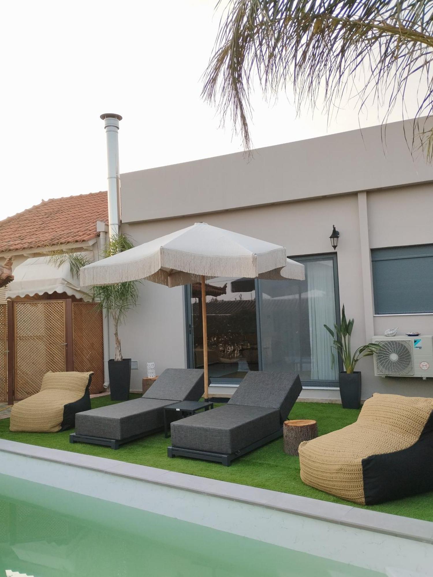 Luxury Villas Chrysa Private Pool & Spa Nafplion Exteriör bild
